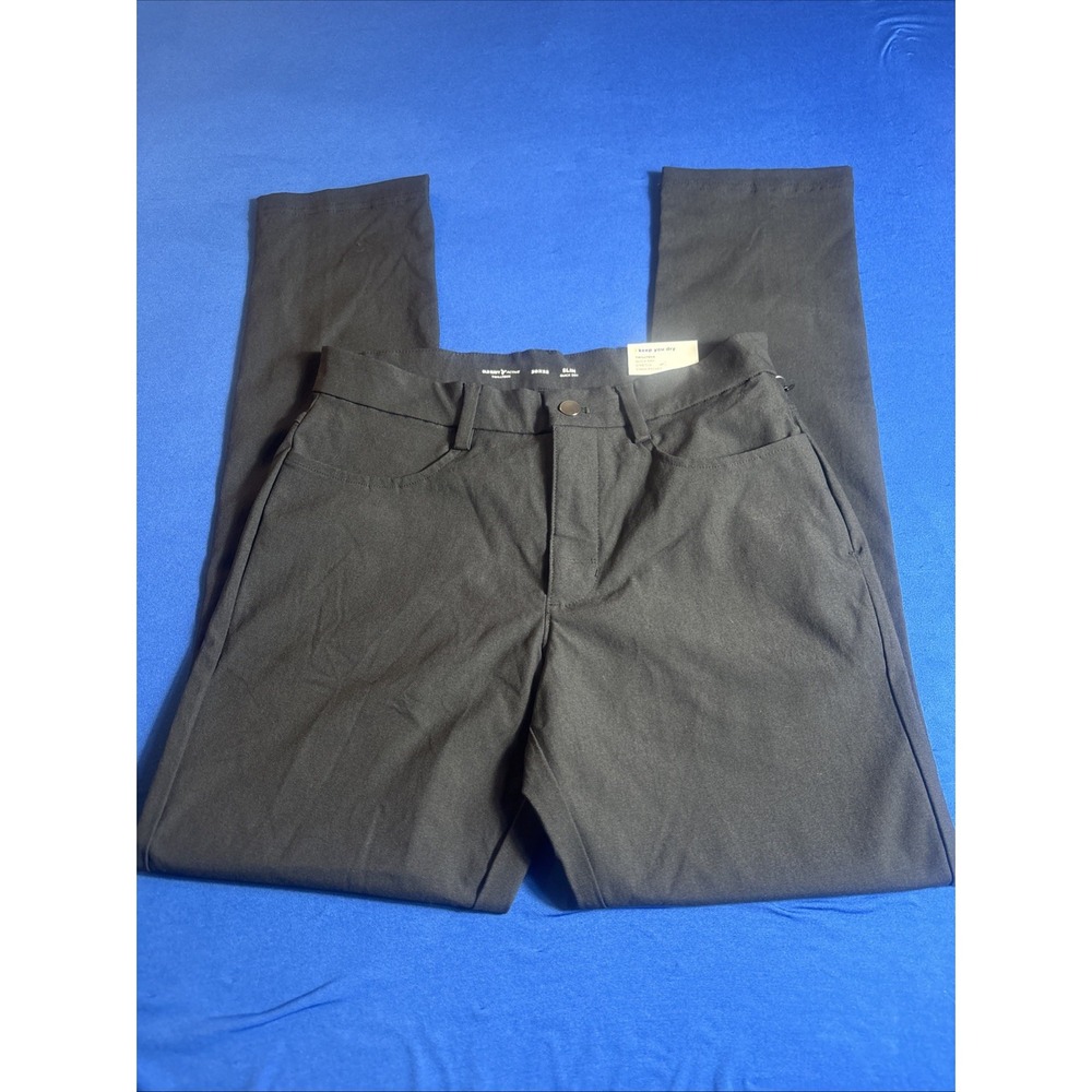 Old Navy Pants Mens 30x32 Black Twilltech Slim Quick Dry Stretch NWT